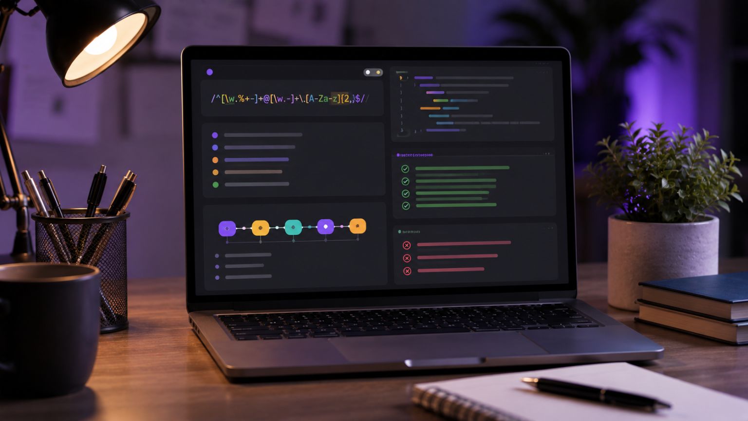 مولّد Regex مشروح